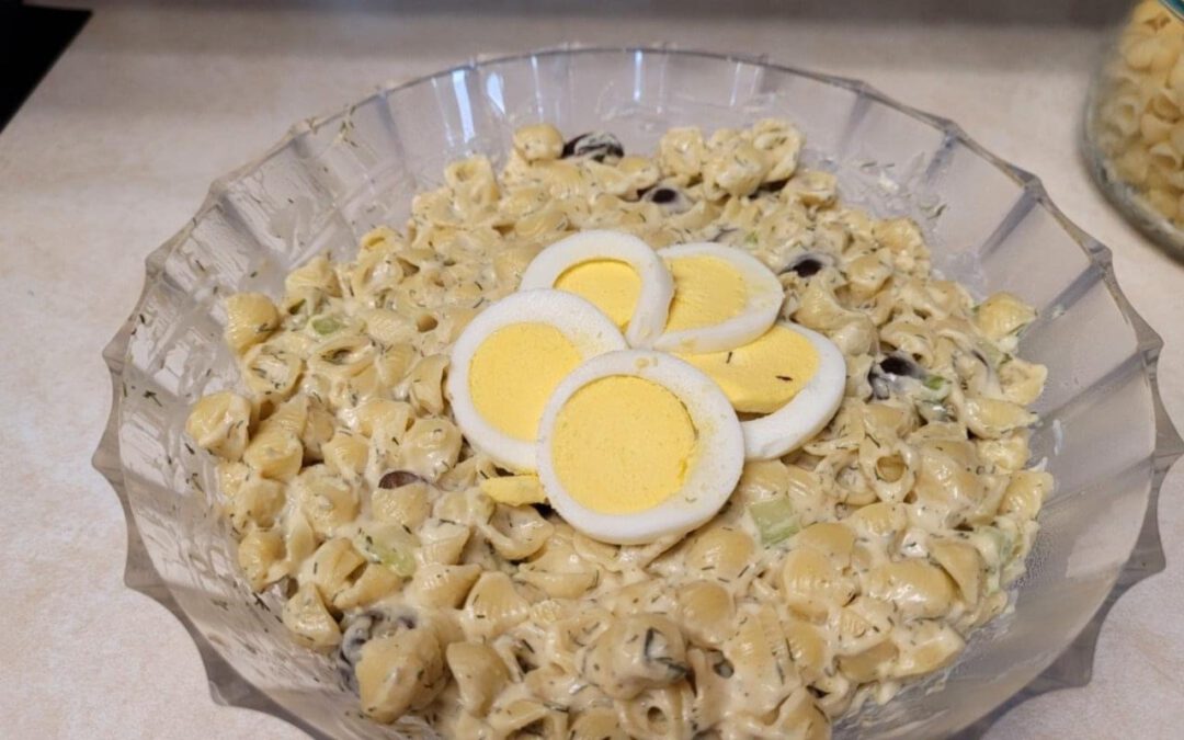 Deviled Egg Macaroni Salad