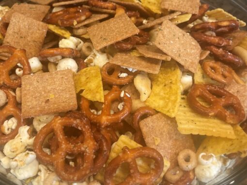 Spicy and Tasty Snack Mix