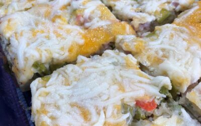 Cheesy Ham and Asparagus Brunch (anytime) Casserole
