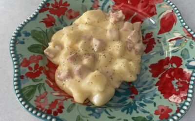 Microwave Scalloped Potatoes & Ham