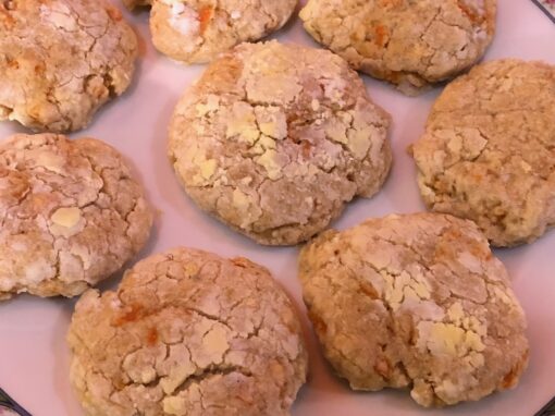 Sorghum Flour Shortbread Carrot Cookies