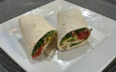 Chicken Mozzarella Salad Wrap